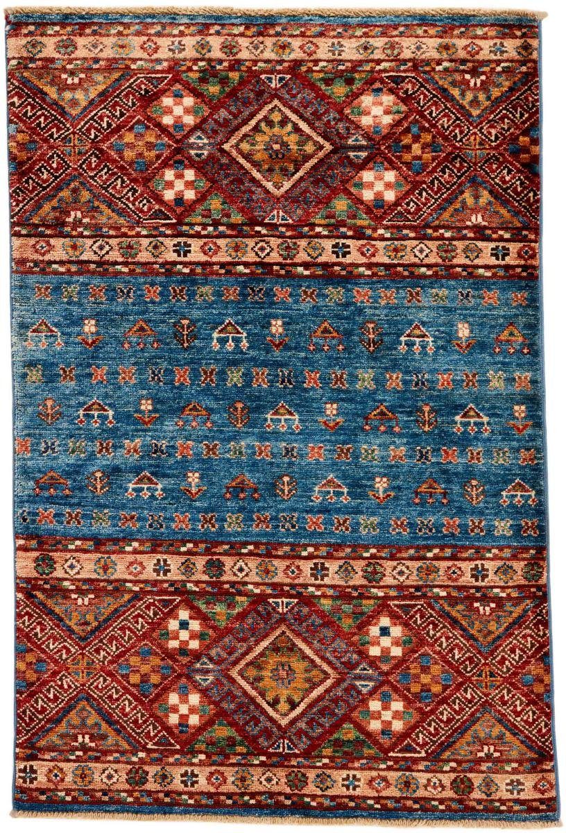 Orientteppich Arijana Shaal Handgeknüpfter Orientteppich, Trading, Höhe: 82x125 Nain rechteckig, mm 5