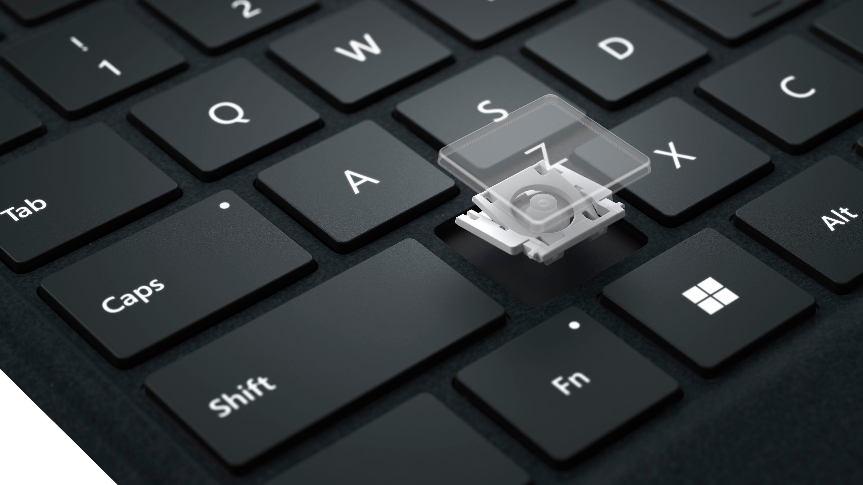 (Pro 8XA-00005 Microsoft Cover) Eisblau Signature Tastatur