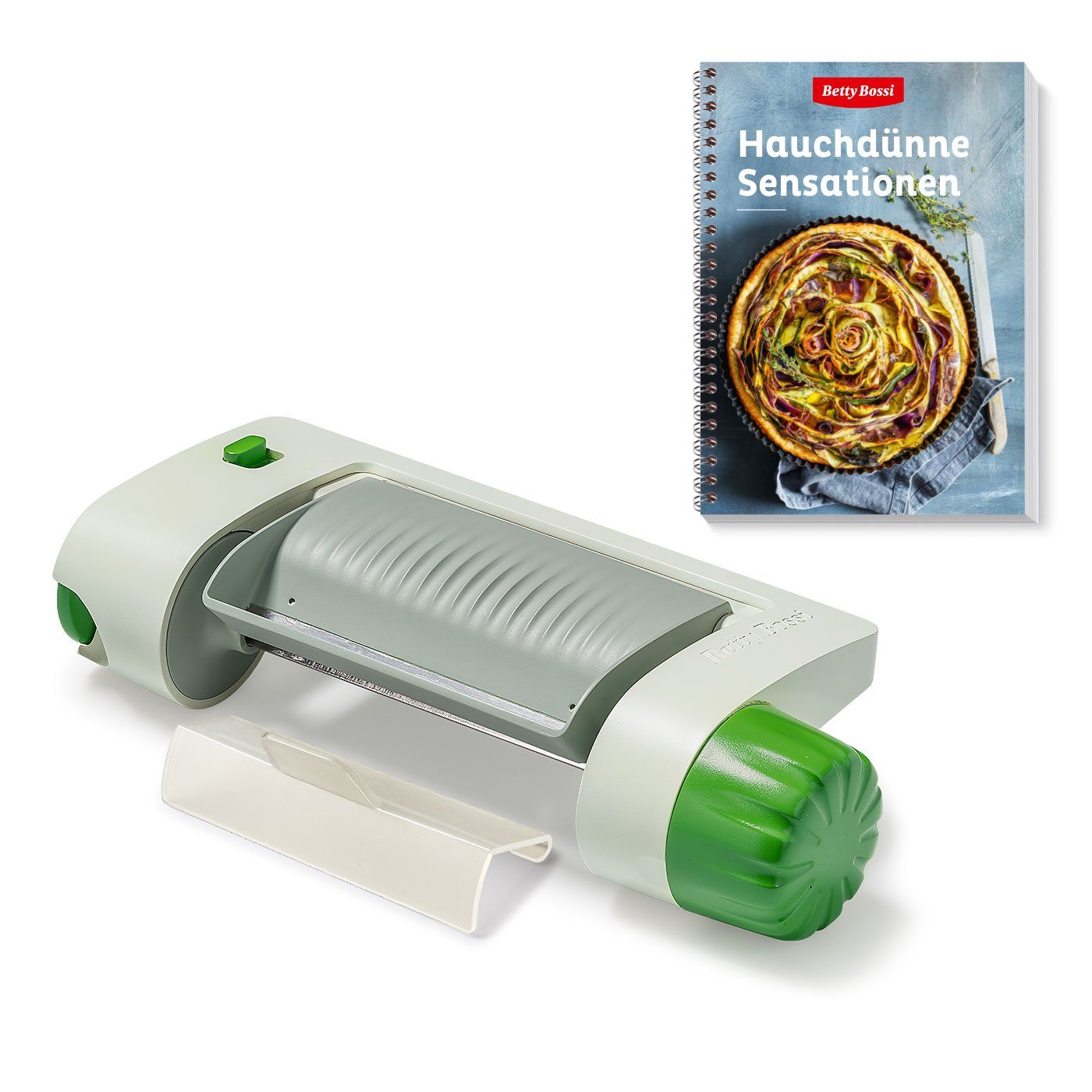 Betty Bossi Спиральный резак Gemüseblatt-Schneider, mit Rezeptheft