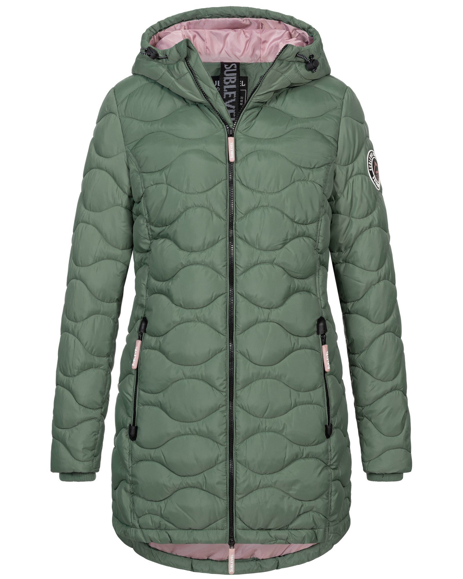 SUBLEVEL Steppjacke Damen Winter Jacke Mantel günstig online kaufen