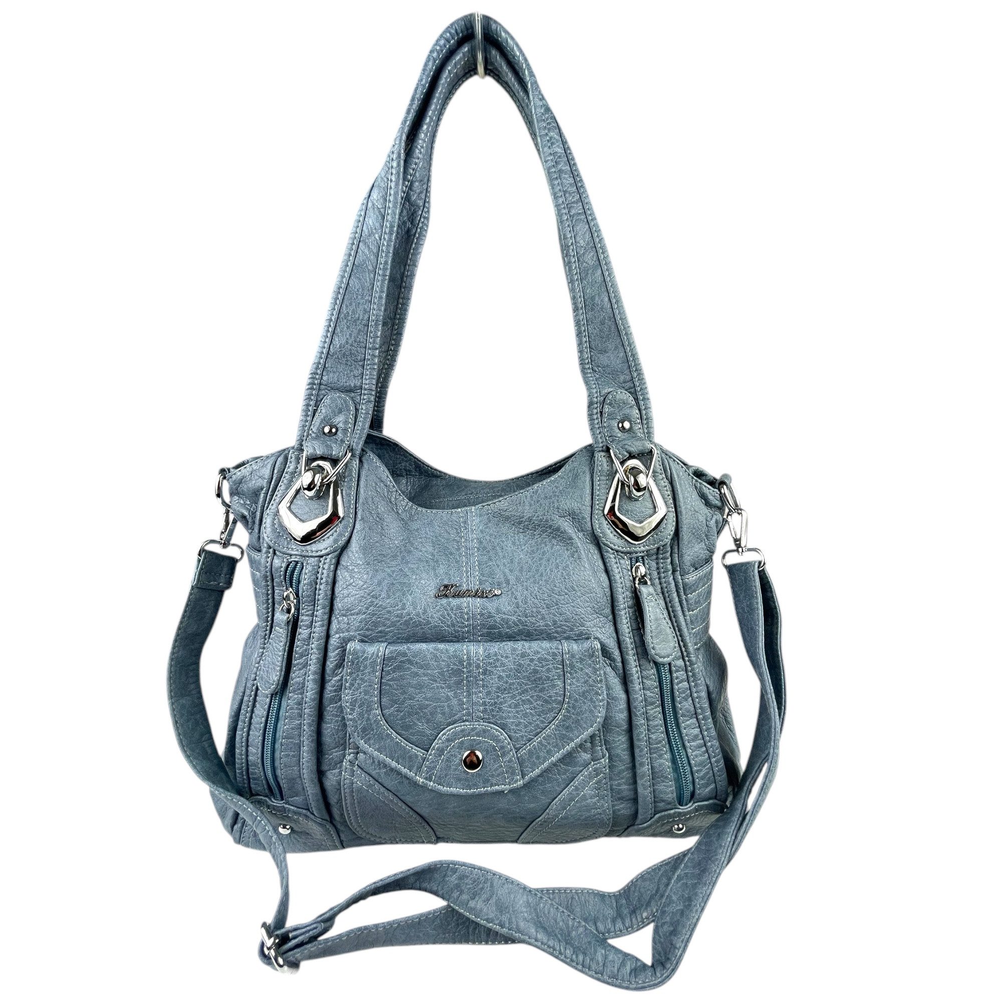 Taschen4life Schultertasche Damen Handtasche AK22106, sportlich günstig online kaufen