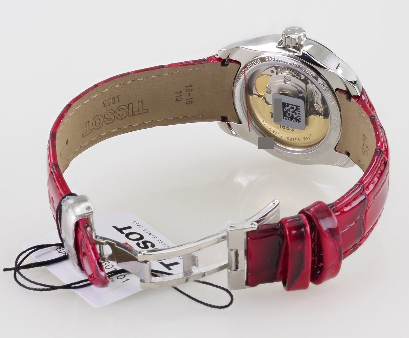Tissot Automatikuhr schweizer Damen Uhr 33 mm Ø T0352071601101 Automatik