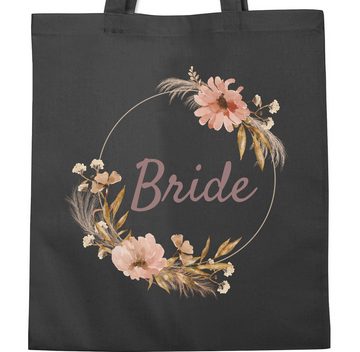 Shirtracer Umhängetasche Bride Braut Boho, JGA Junggesellenabschied Frauen