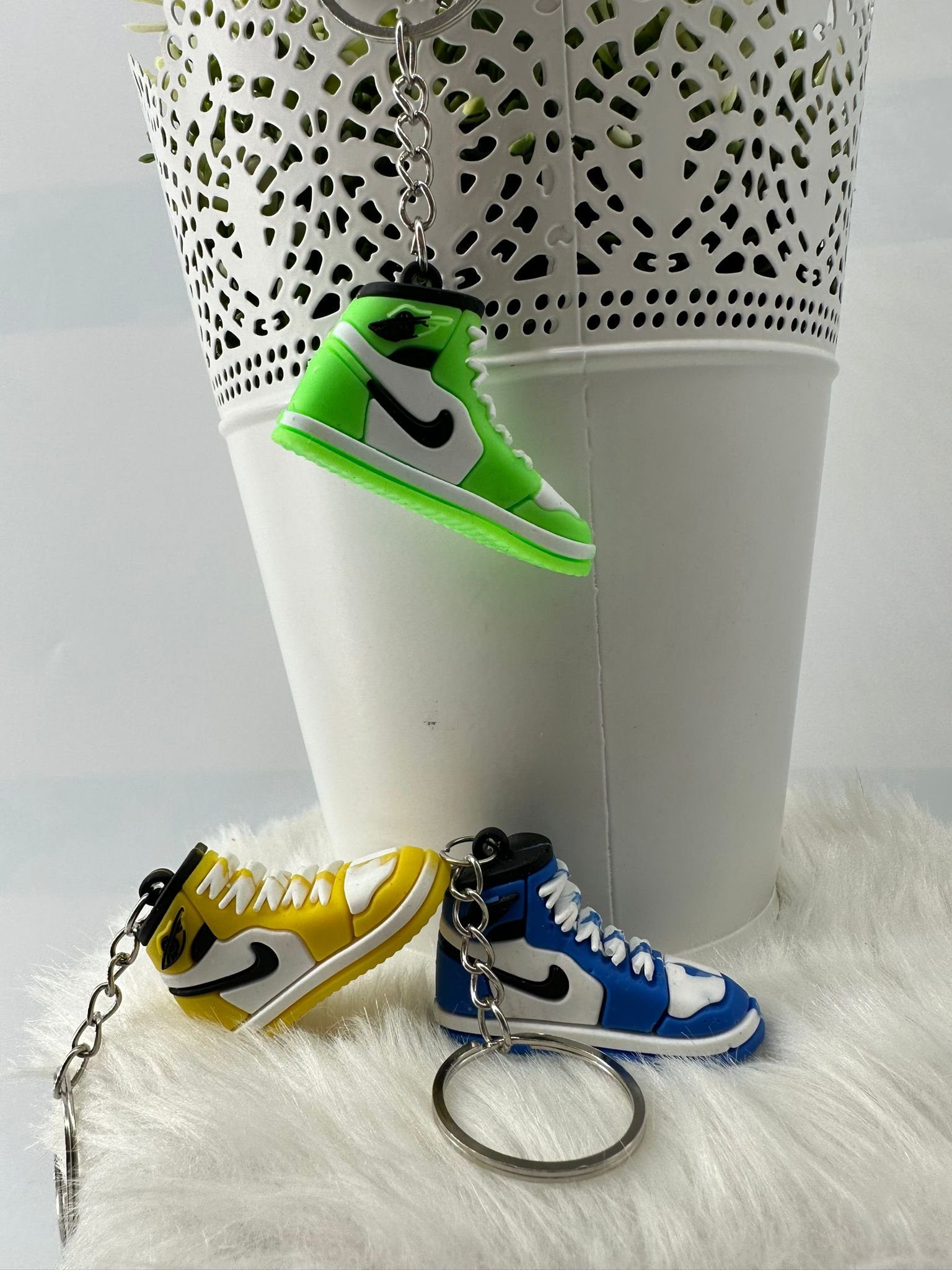 soma Schlüsselanhänger Bagclip Anhänger Kinder Mini Sneaker gelb, Schlüsselanhänger Haustierschlüsselanhänger Geschenk Hund Frau Herren