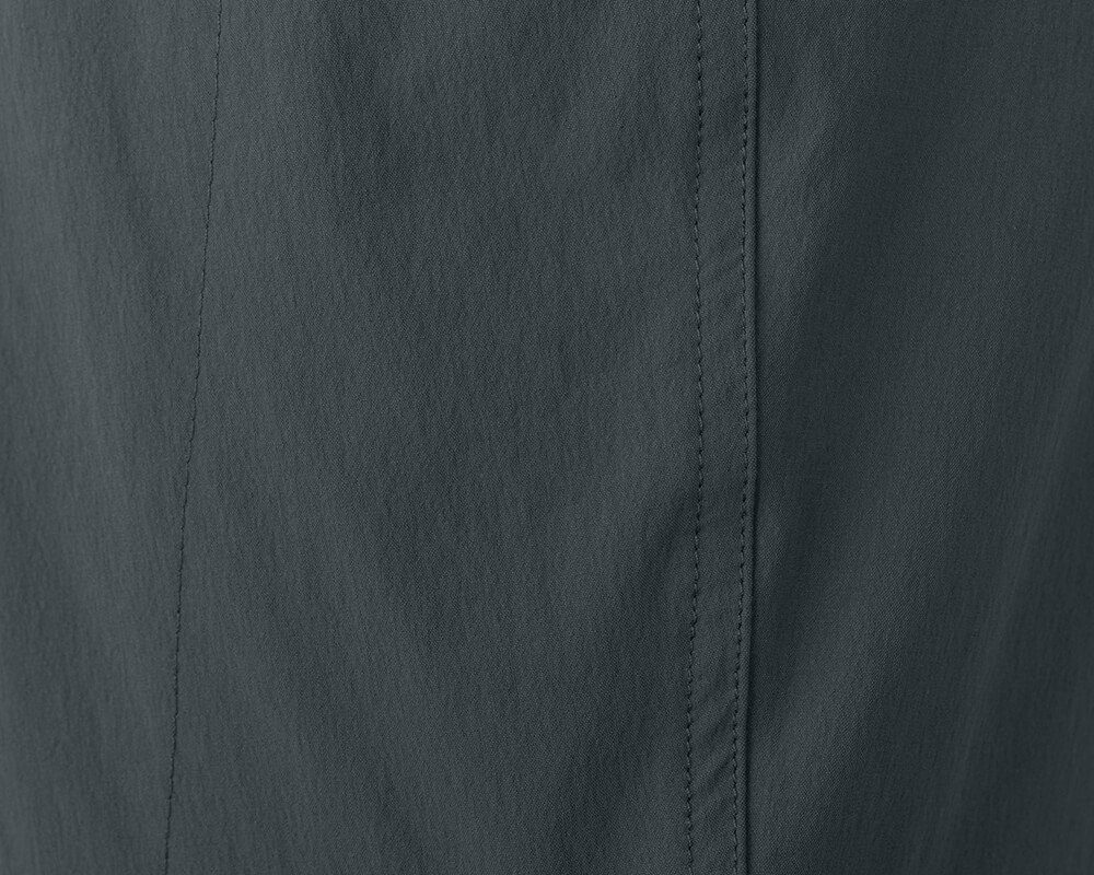 grau Zipp-Off pflegeleicht, Wanderhose, OSSA Doppel Herren Zip-off-Hose vielseitig, Normalgrößen, Bergson dunkel