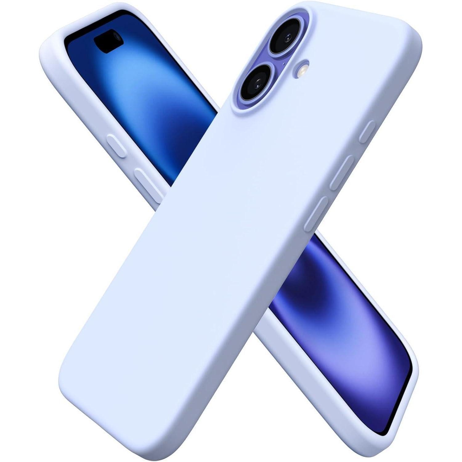 LuxusKollektion Handyhülle Hülle für iPhone 16 6,1 Zoll Silikon Lila Flieder Case 2024