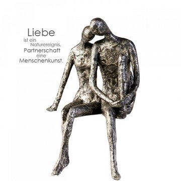 GILDE Dekoobjekt, Grosse Design Figur Skulptur als Kunstobjekt Modell Liebe u