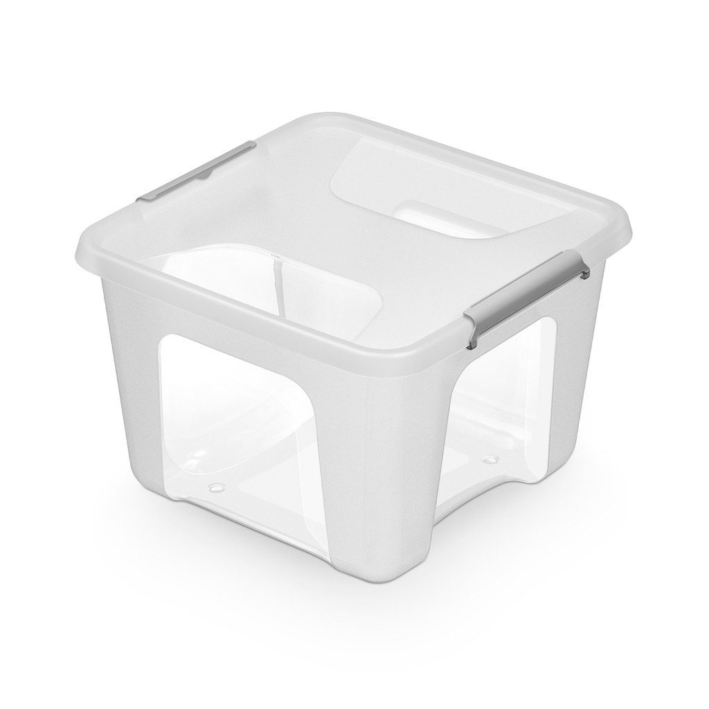 Kreher Aufbewahrungsbox 'Prime Store' mit Deckel in Transparent (Stück/Размер wählbar) (1 St)