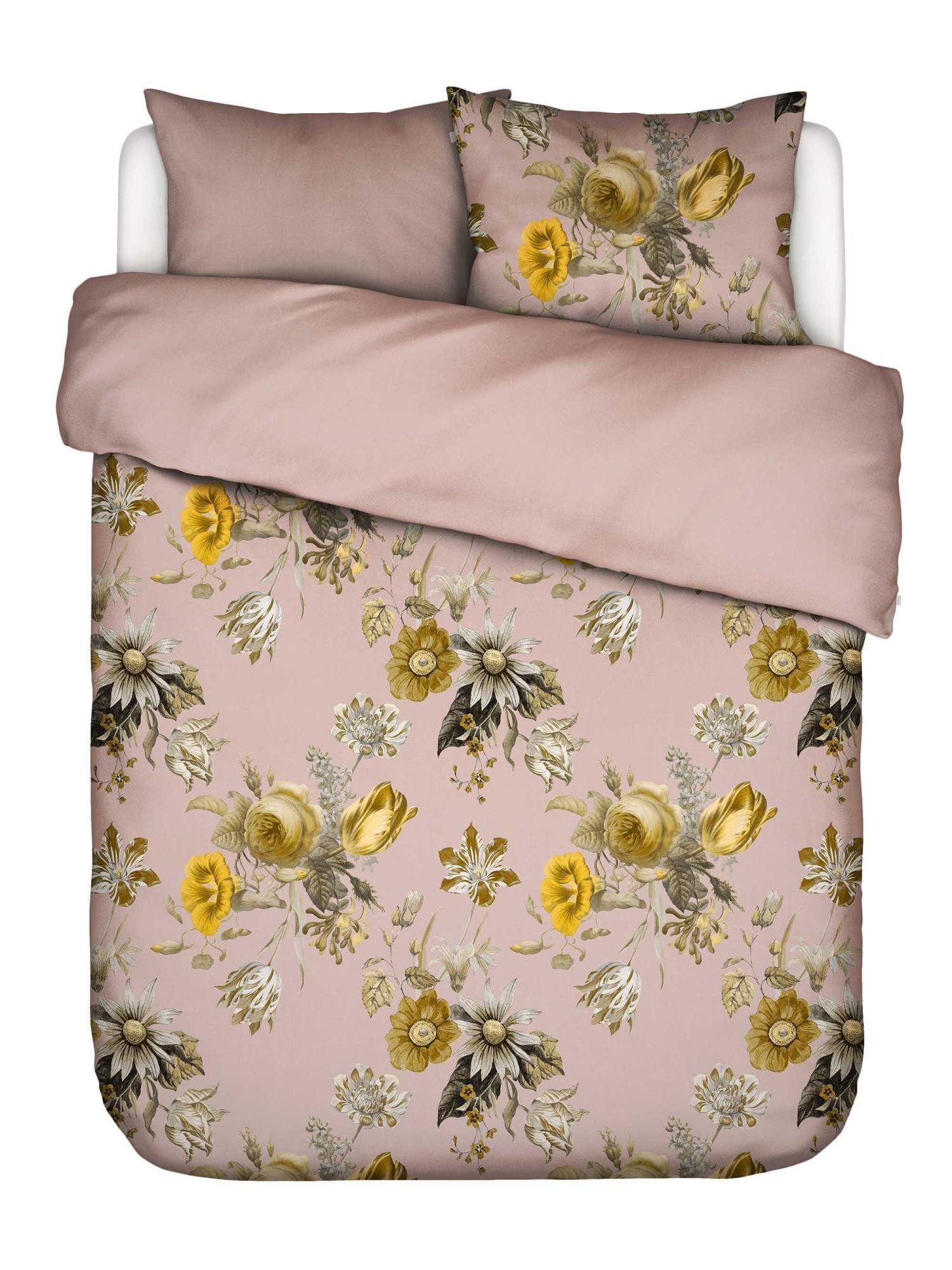 Essenza Bettwäsche Florean, Satin, 3 teilig, mit floralem Muster