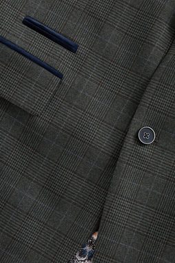 Next Baukastensakko Karierter Anzug mit Besatz im Slim Fit: Sakko (1-tlg)