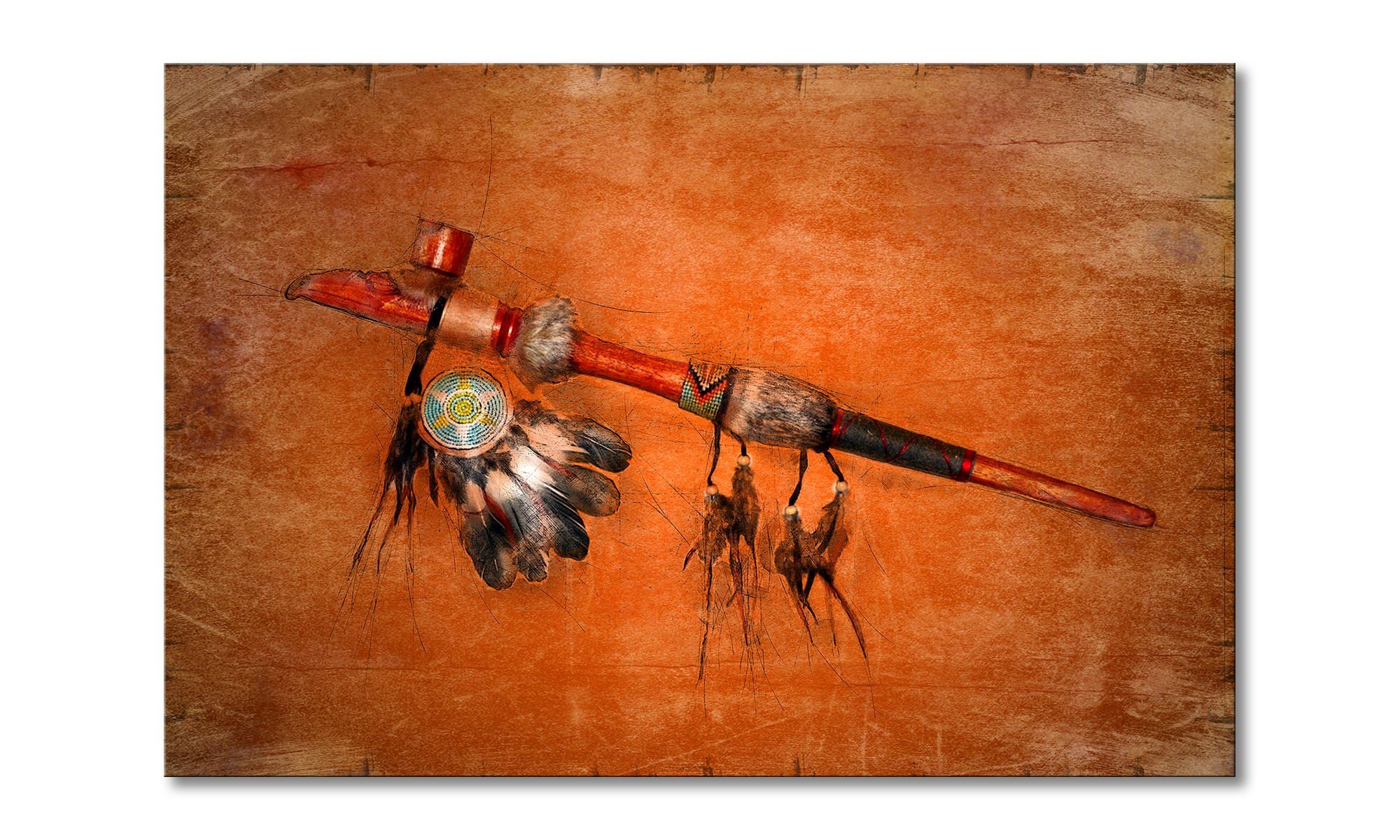 Leinwandbild Pipe Of Peace