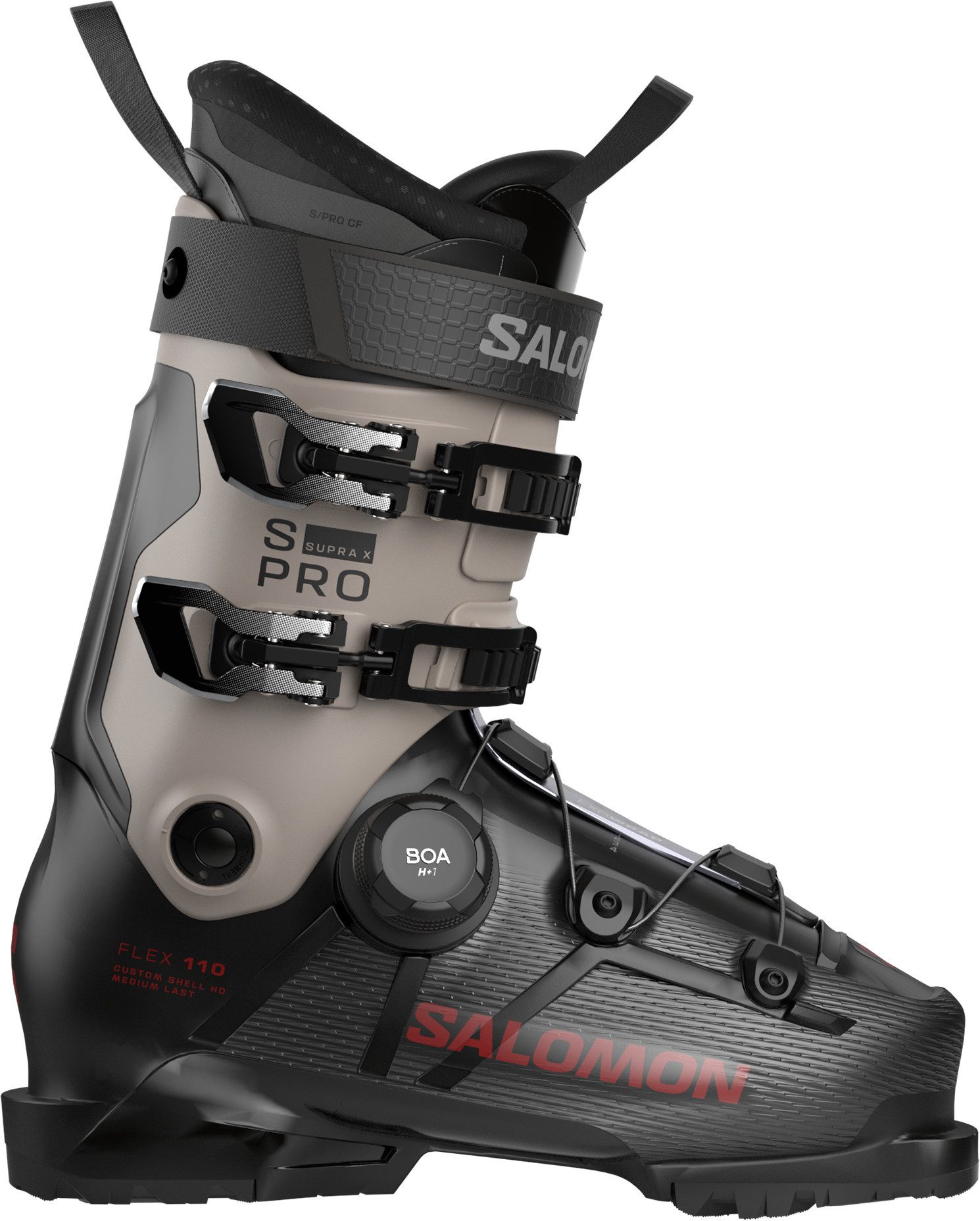 Salomon ALP. BOOTS S/PRO SUPRA S BOA X110 Black Black/Roasted Cashew/Samba Met Skischuh