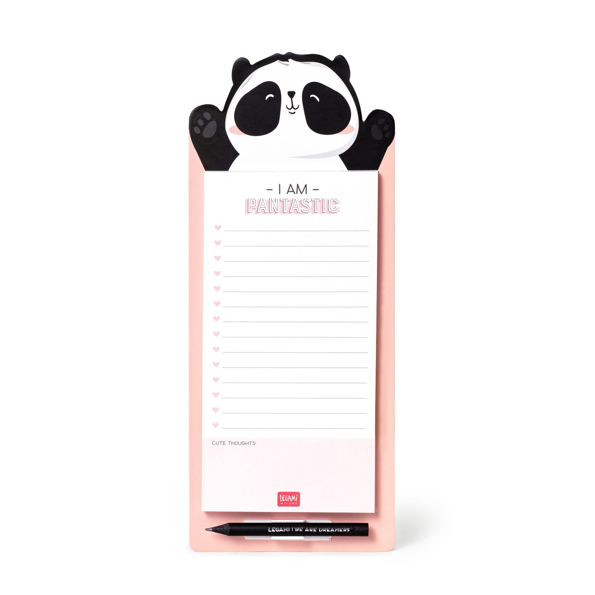 Legami Haftnotizblock Legami Magnet-Notizblock mit 60 Blättern - Don‘t Forget Panda