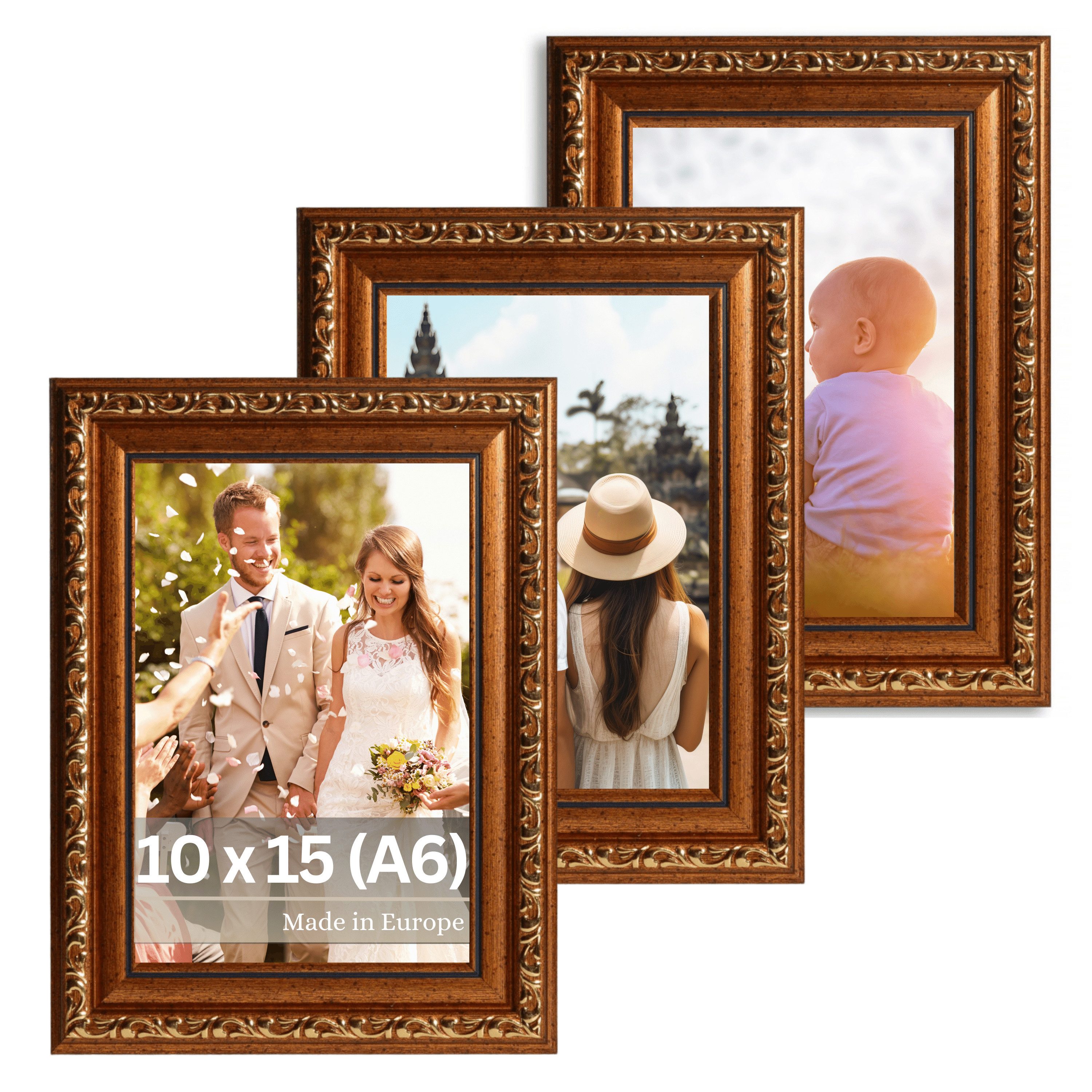 Victor (Zenith) Bilderrahmen Chagall, Antiker Bilderrahmen Set Braun Gold 1 günstig online kaufen