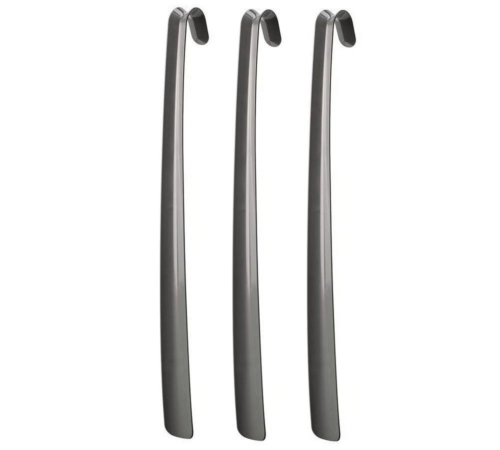 IKEA Schuhlöffel IKEA Schuhlöffel Schuhanzieher Anziehhilfe Schuhanziehhilfe (3-tlg), Farbe: grau