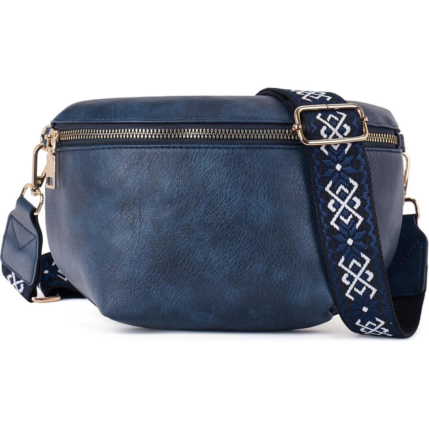 Umhängetasche Kleine Damen Umhängetasche RFID Blockierung Crossbody Bag Veganes