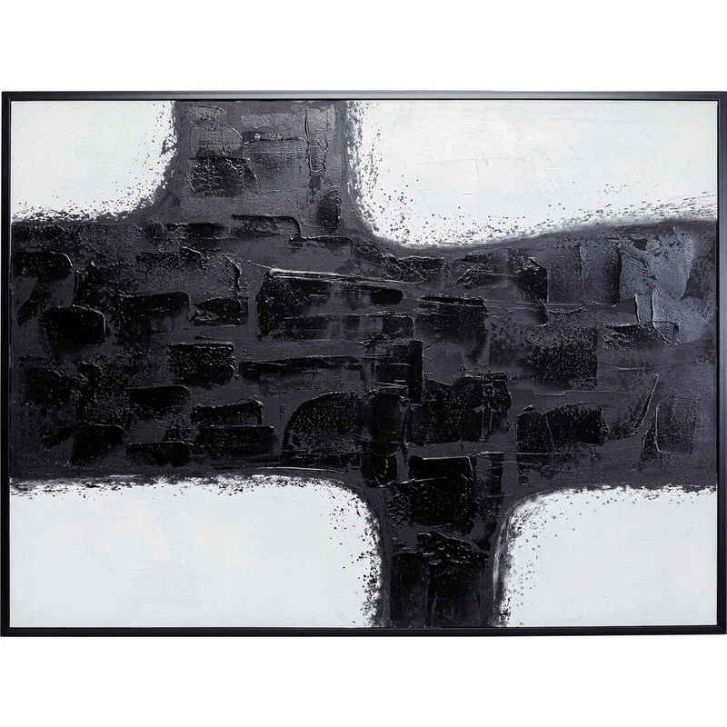 KARE Bild Crossroads, Leinwand Bild mit handgemalten Details, 120x90 cm
