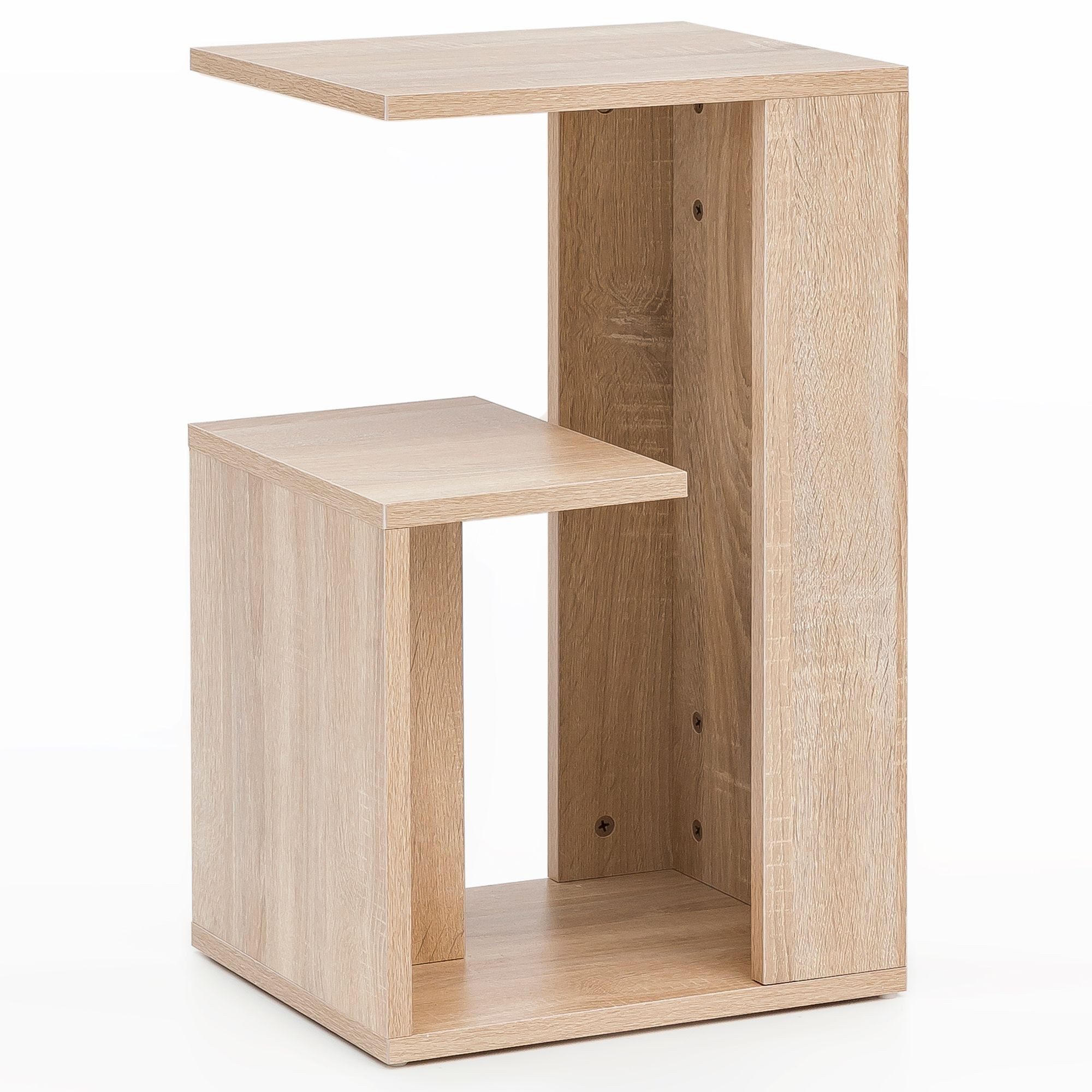 FINEBUY Beistelltisch SuVa13503_1 (35x29,5x60cm Holz Sonoma, günstig online kaufen