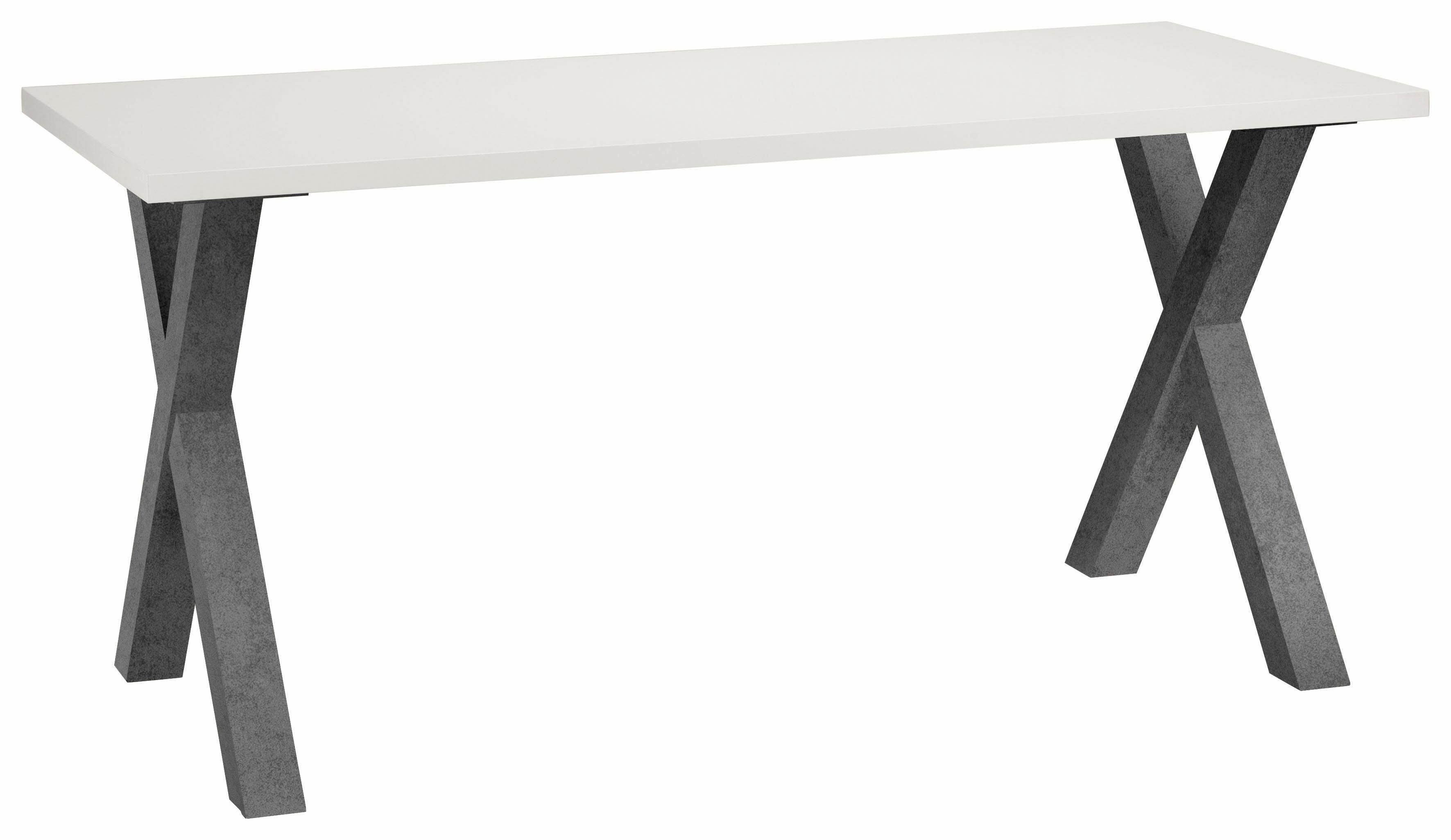 Schreibtisch weiß graphit Mäusbacher | Mio matt