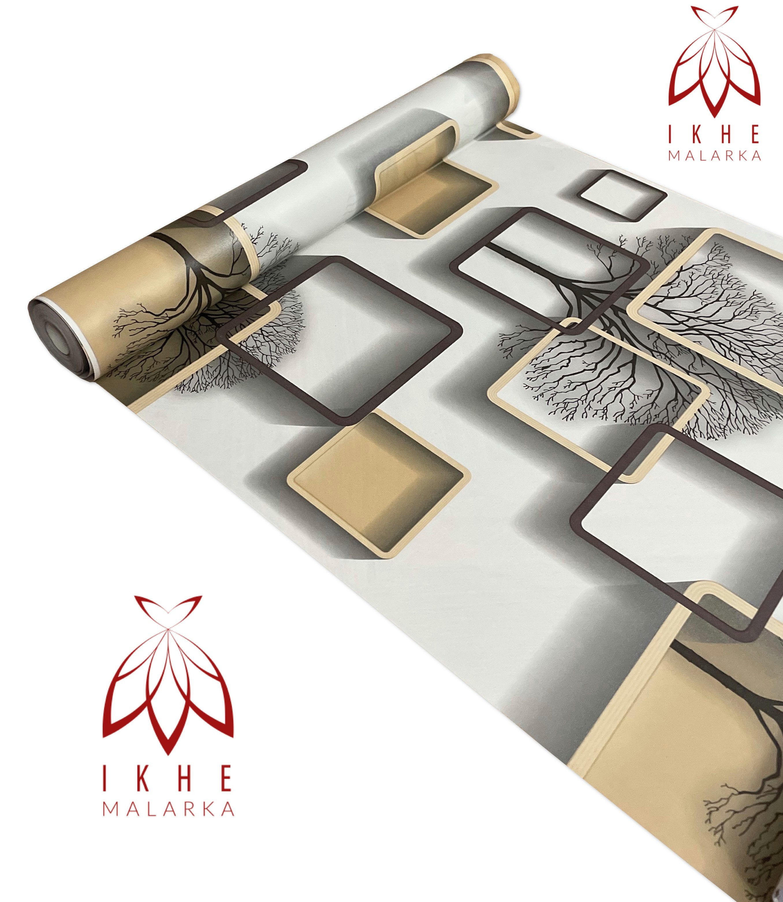 IKHEMalarka 3D-Tapete Selbstklebende PVC Folie Klebefolie, Aufkleber, (4,5m günstig online kaufen