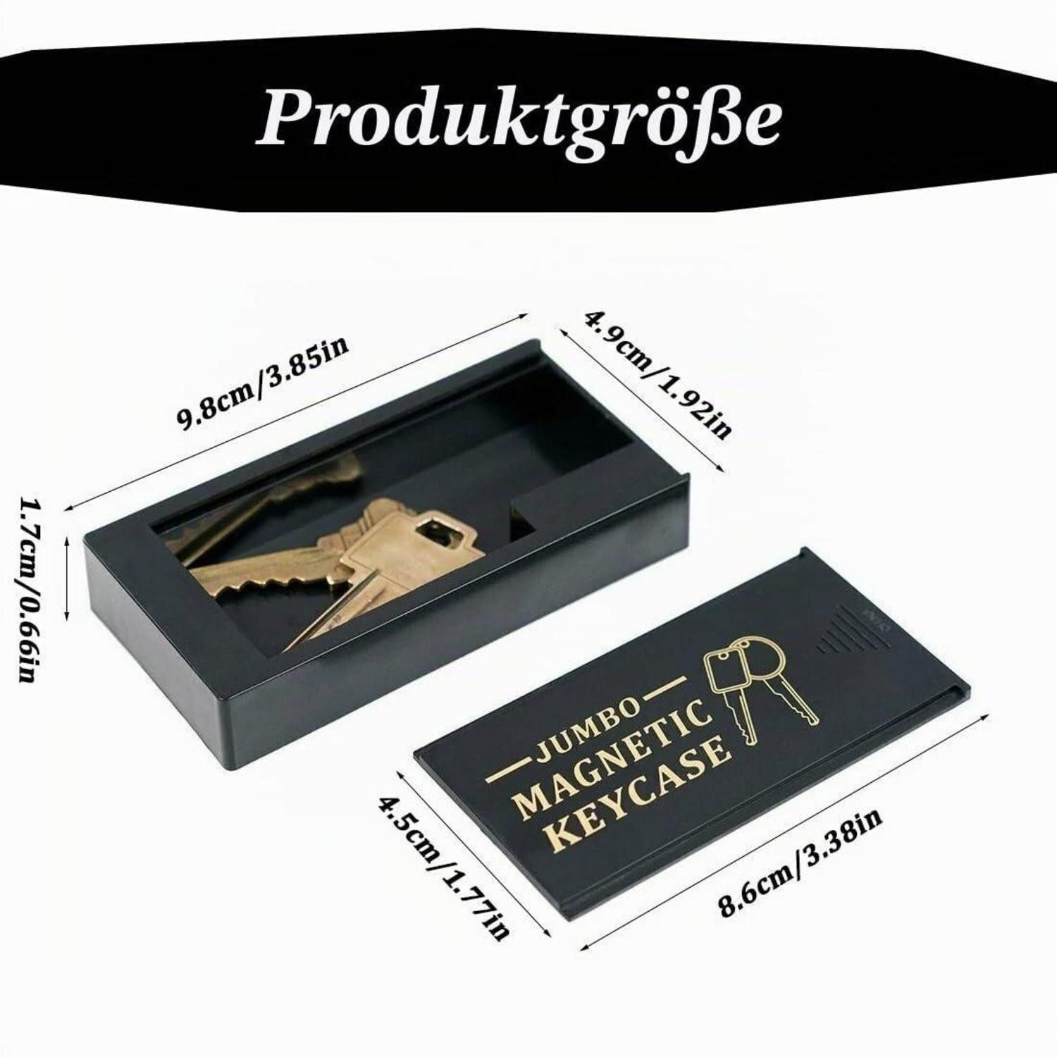LuxusKollektion Schlüsselkasten Magnetischer Schlüsselkasten Auto Garage (1 St)