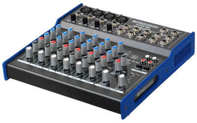 Pronomic Mischpult M-802FX Live/Studio 8-Kanal DJ-Mixer, mit digitalem 24bit Multieffektprozessor