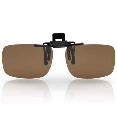 BEZLIT Eyewear Wayfarer Brillen Aufsatz Polarisiert Clip On (1-St) mit polarisierten Linsen