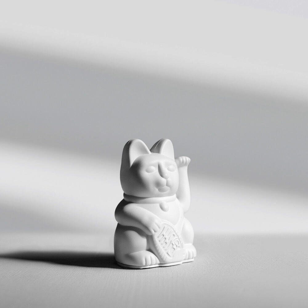 Donkey Products Winkekatze Lucky Cat Mini Maneki Neko White