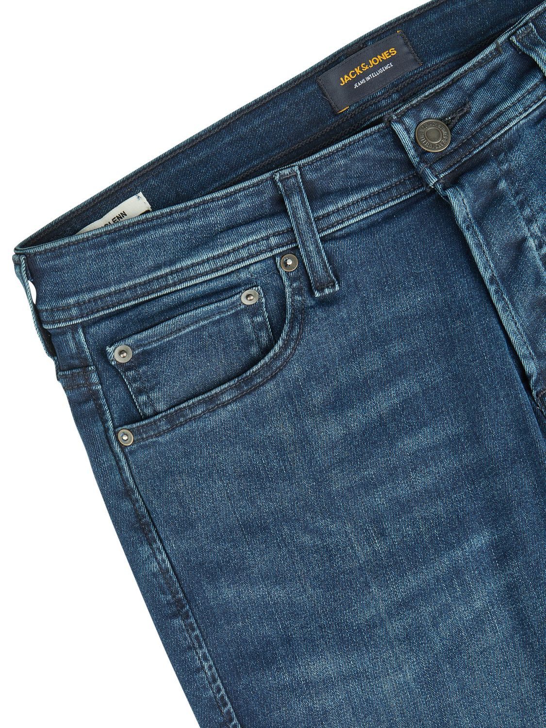 Jack & Jones Slim-fit-Jeans Herren Jeanshose JJIGLENN Slim Fit Denim Hose mit Stretch