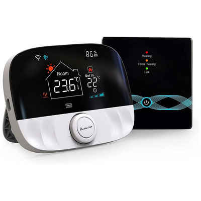 Salcar Heizkörperthermostat »WiFi Smart Thermostat T9W Heizkörperthermostat mit VA Bildschirm«, RF Heizkörper mit Empfänger Programmierbar