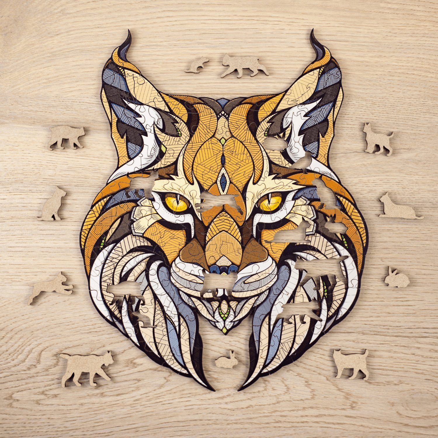Puzzle Eco-Wood-Art Luchs Holzpuzzle