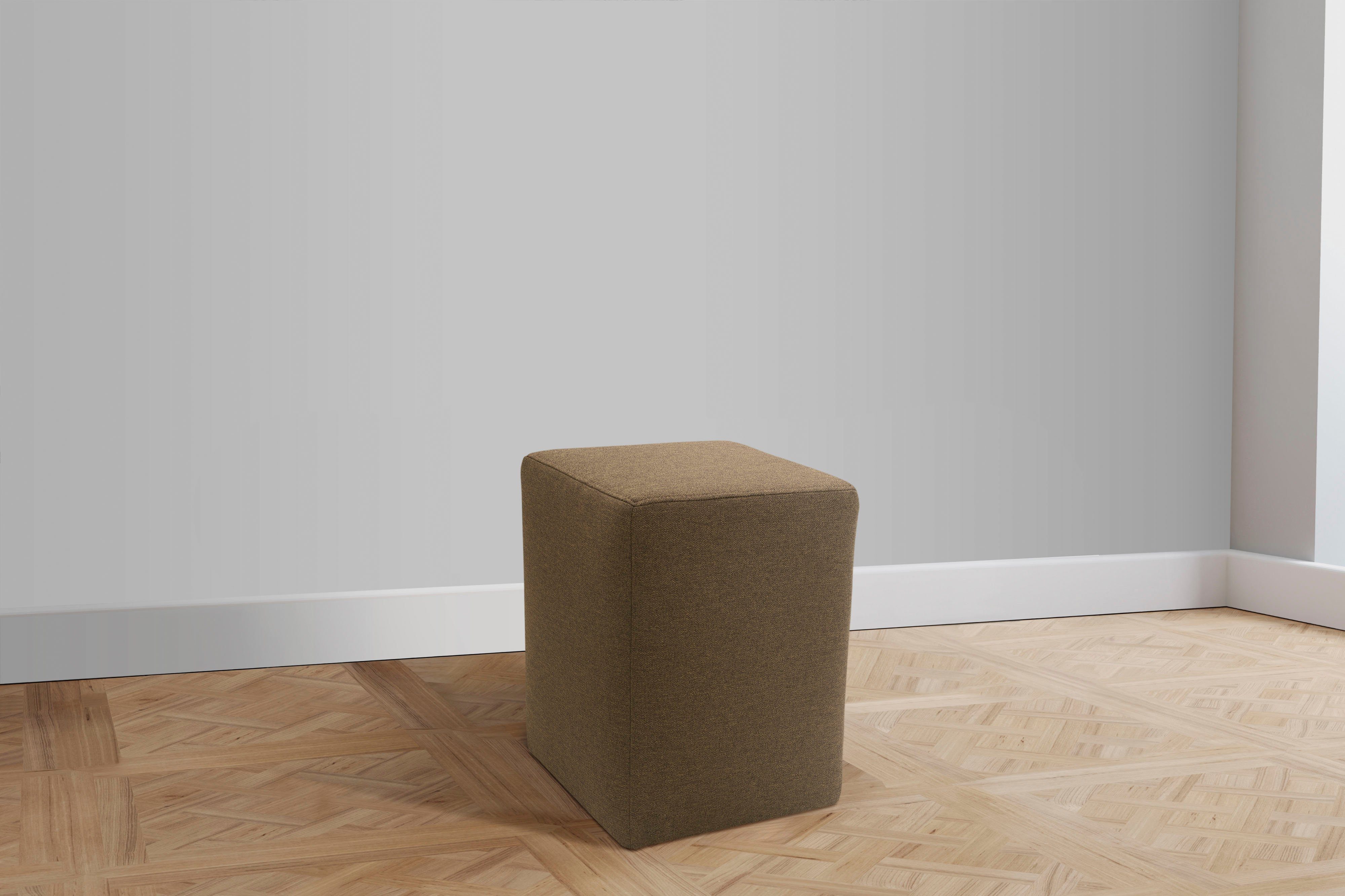 DOMO collection Polsterhocker 700012 B/T/H: 38/38/47 cm, in 2 Wochen lieferbar, in vielen Farben, Cord und Feinstruktur