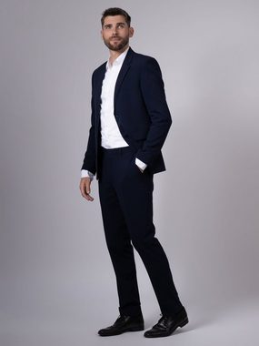 NGB Anzug Herren Business Anzug Regular Fit (Anzughose & Sakko, Anzug Set) im modernen Look, mit Kleidersack