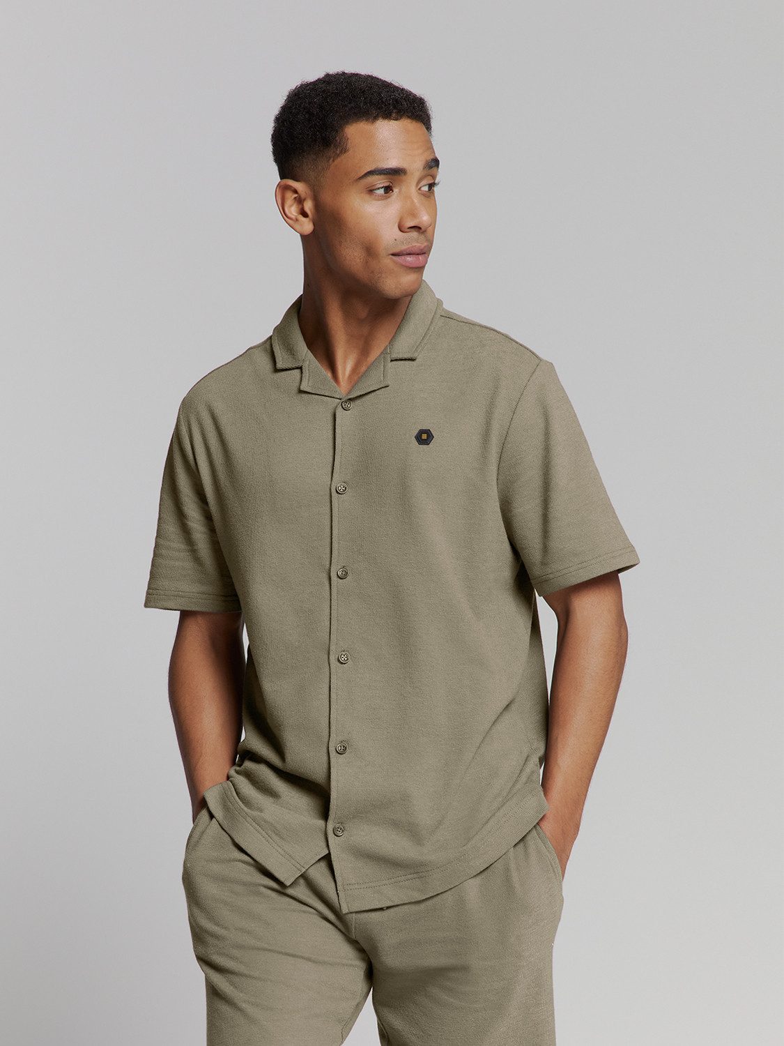 NO EXCESS Langarmhemd No Excess Jersey-Hemd günstig online kaufen