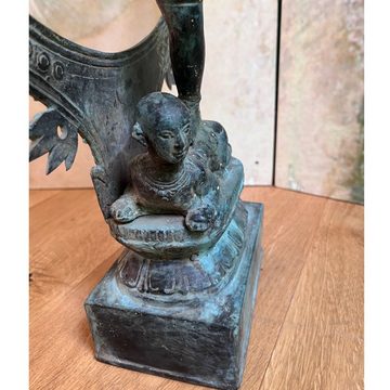 Asien LifeStyle Buddhafigur Dancing Shiva Figur Bronze Indonesien Skulptur -alt