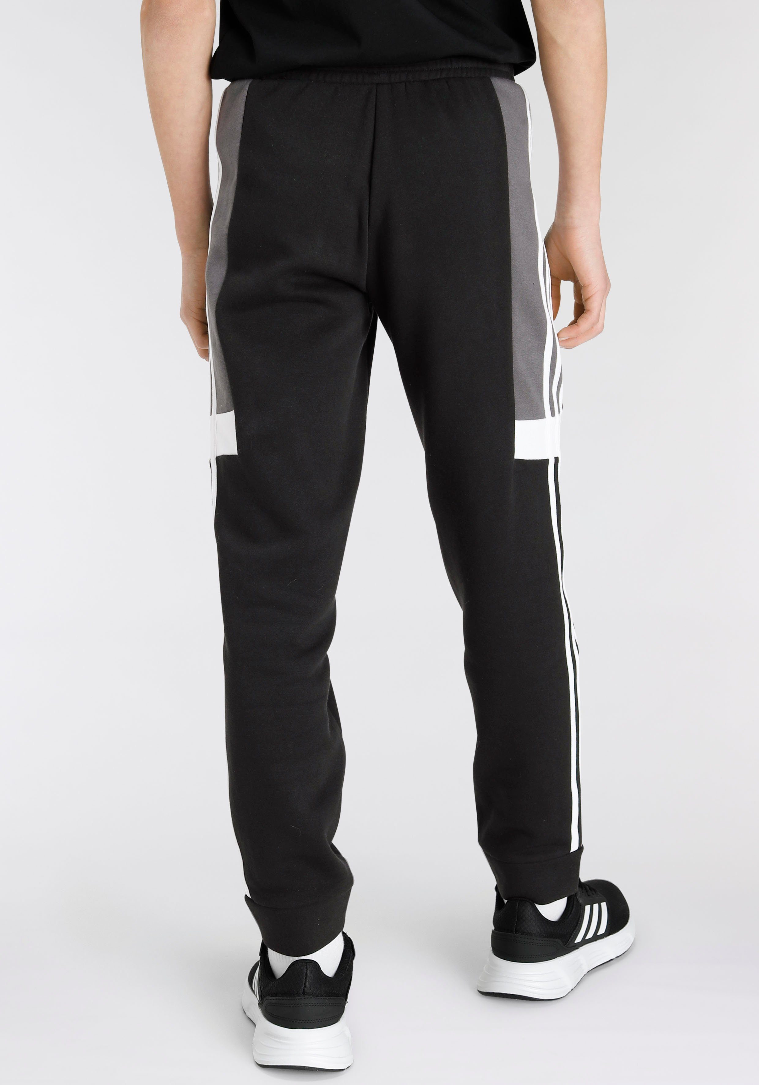 / COLORBLOCK adidas Sportswear Black Grey (1-tlg) Five White 3STREIFEN Sporthose / HOSE