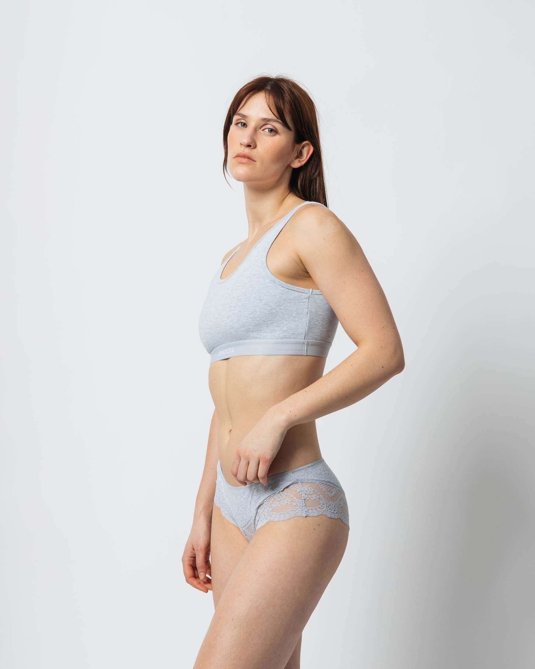 SNOCKS Hipster Panties Damen Unterhose (3-St) mit Spitze, bequem und elegant – Bild 4 von 5