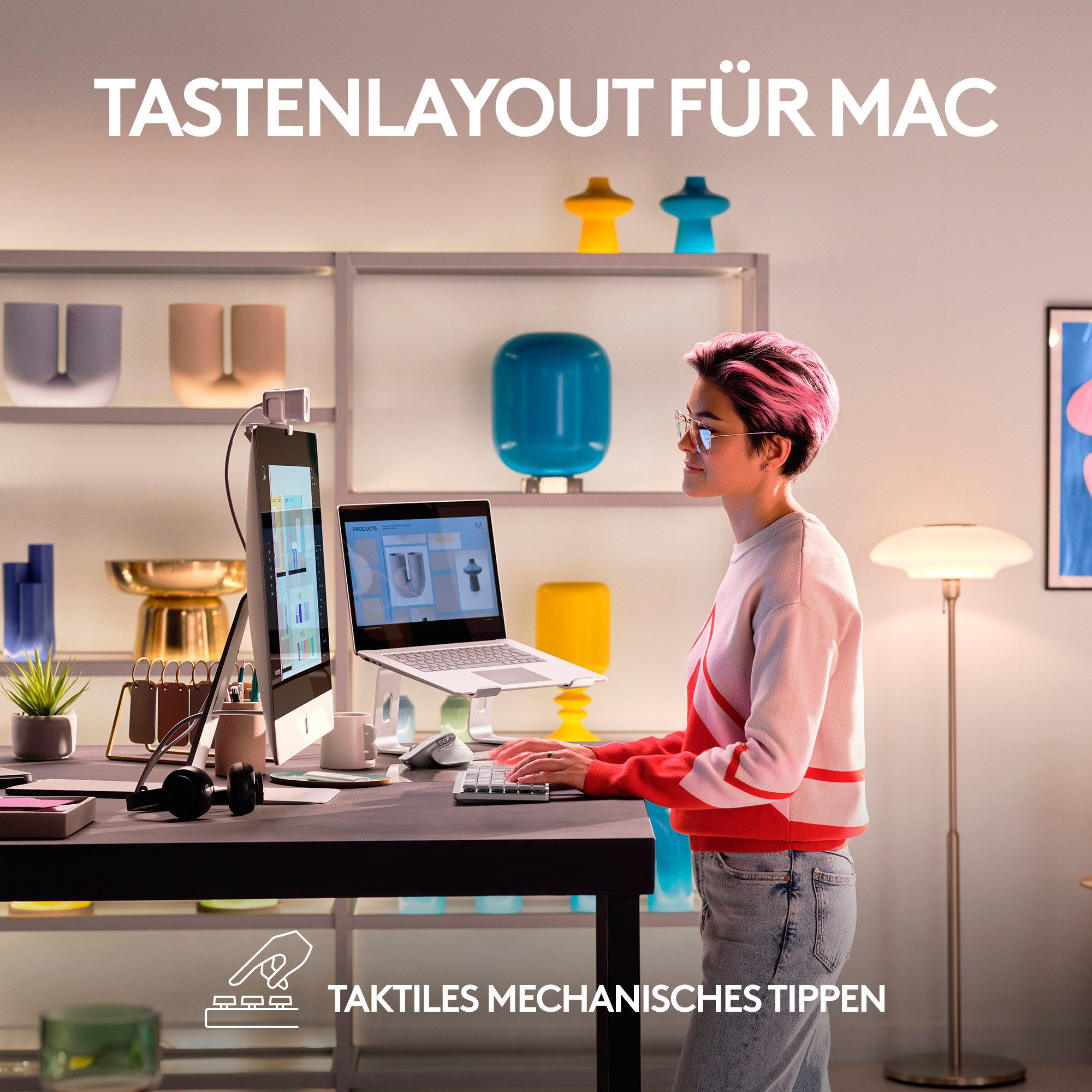 Logitech Logitech MX Mechanical Mini für Mac, Tastatur, Tastatur
