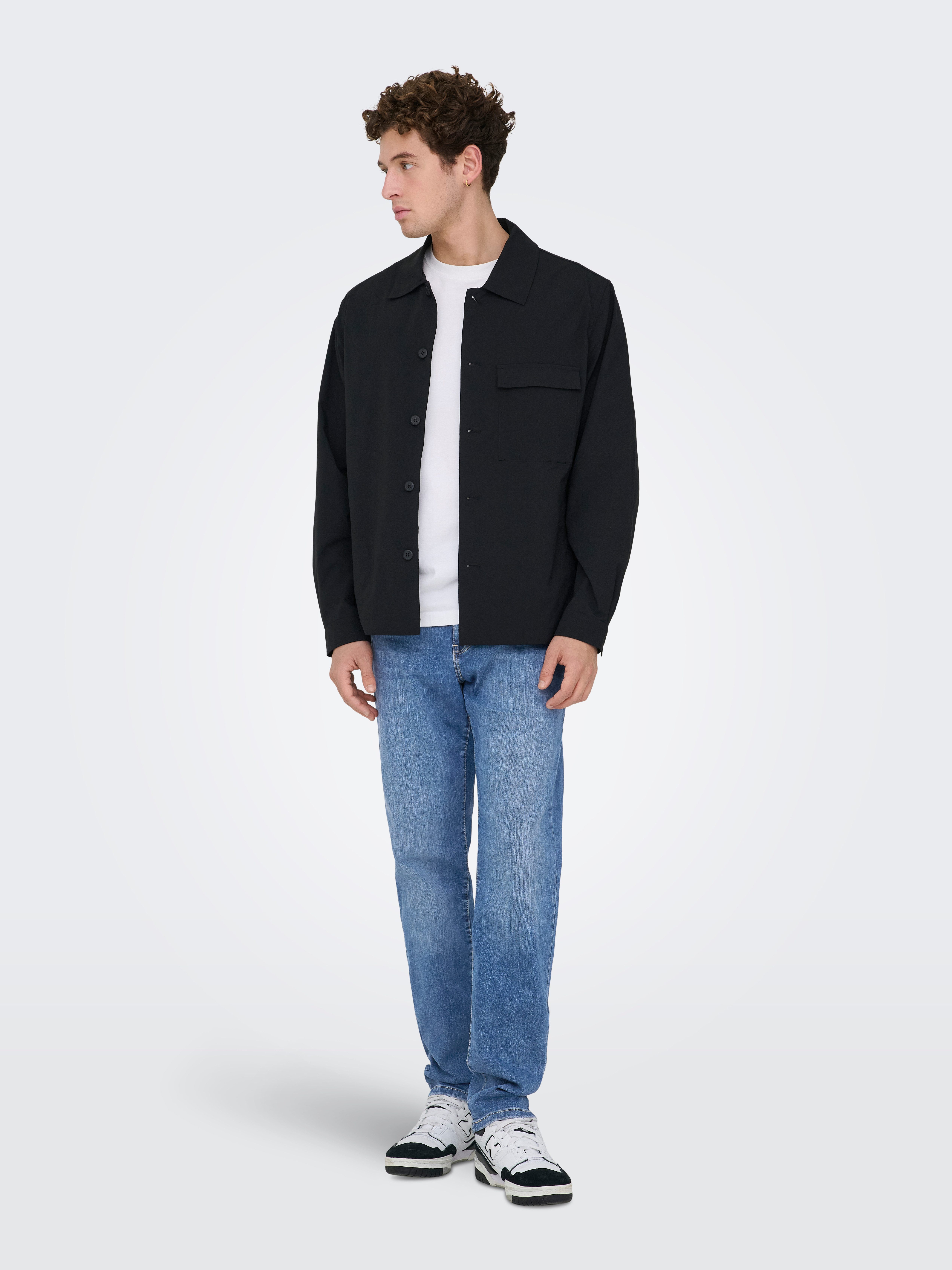 ONLY & SONS Regular-fit-Jeans ONSWEFT REG. MB 6755 MAT DNM NOOS Baumwollmischung, regular fit