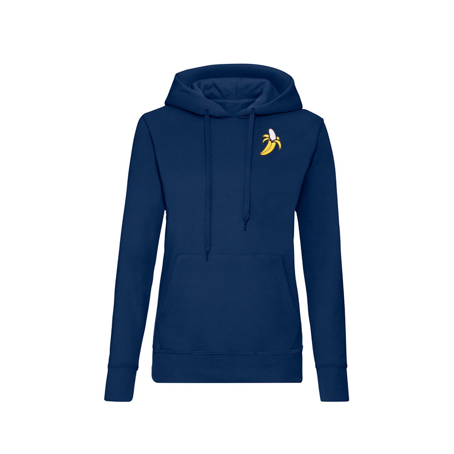 Blondie & Brownie Hoodie Banane Damen Hoodie mit Frucht Patch (Einzelartikel) Fröhlicher Tropenbogen mit Stickdetail