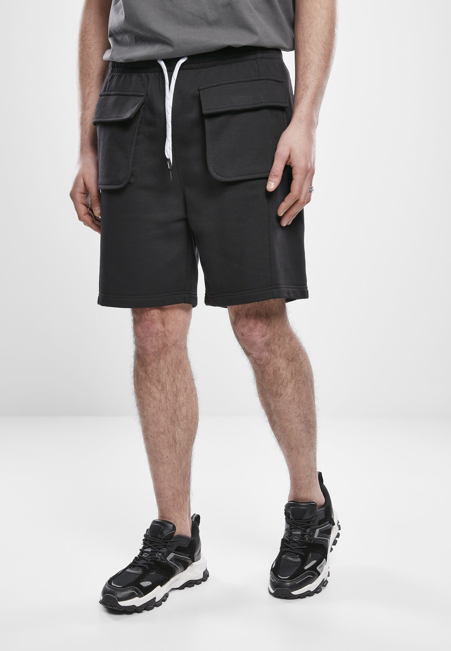 URBAN CLASSICS Stoffhose Herren Big Pocket Terry Sweat Shorts (1-tlg), Urban  Classics Plus Size | Stoffhosen