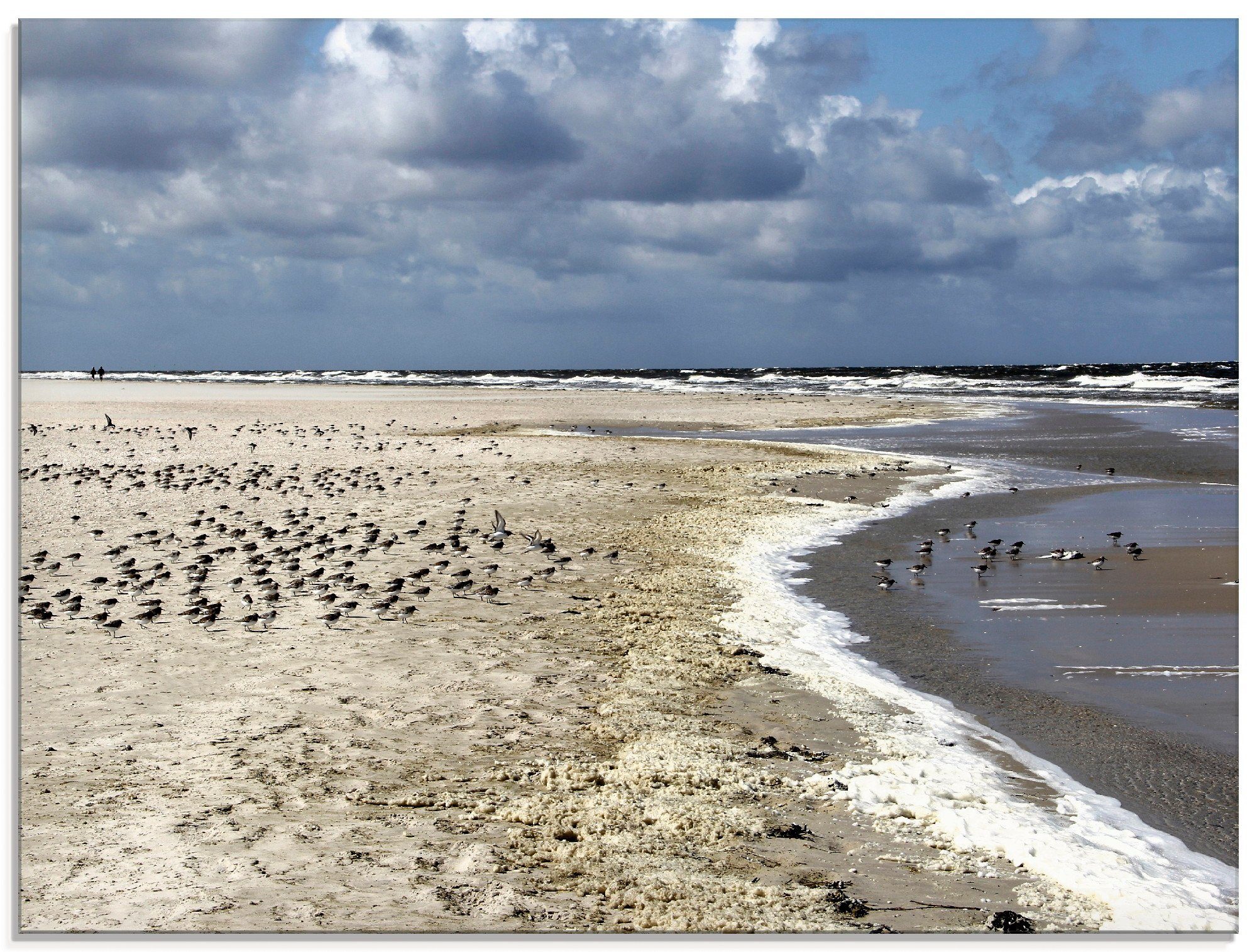 Artland Glasbild »Am schönen Nordseestrand«, Strand (1 Stück)-Otto