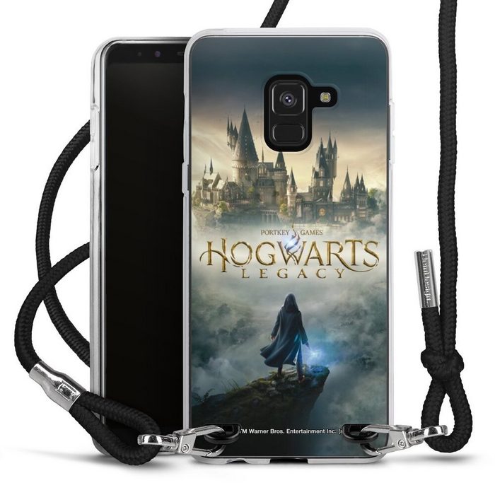 DeinDesign Handyhülle Hogwarts Legacy Offizielles Lizenzprodukt Harry Potter Hogwarts Legacy Samsung Galaxy A8 (2018) Handykette Hülle mit Band Case zum Umhängen