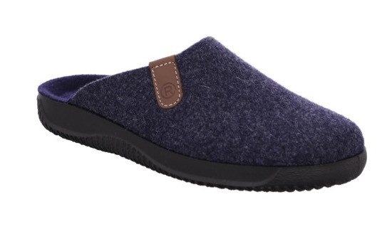 Rohde SOLTAU-H Pantoffel Hausschuh, Schlappen, Clog mit seitlichem Label