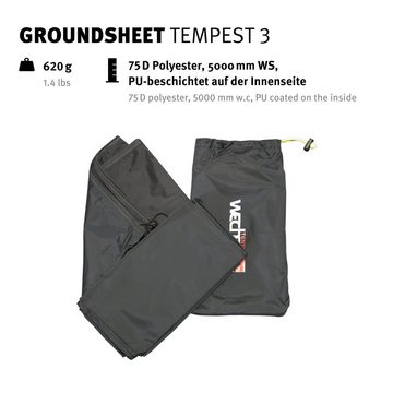Outdoorteppich Groundsheet Für Tempest 3 Zusätzlicher Zeltboden, Wechsel, Camping Plane Passgenau