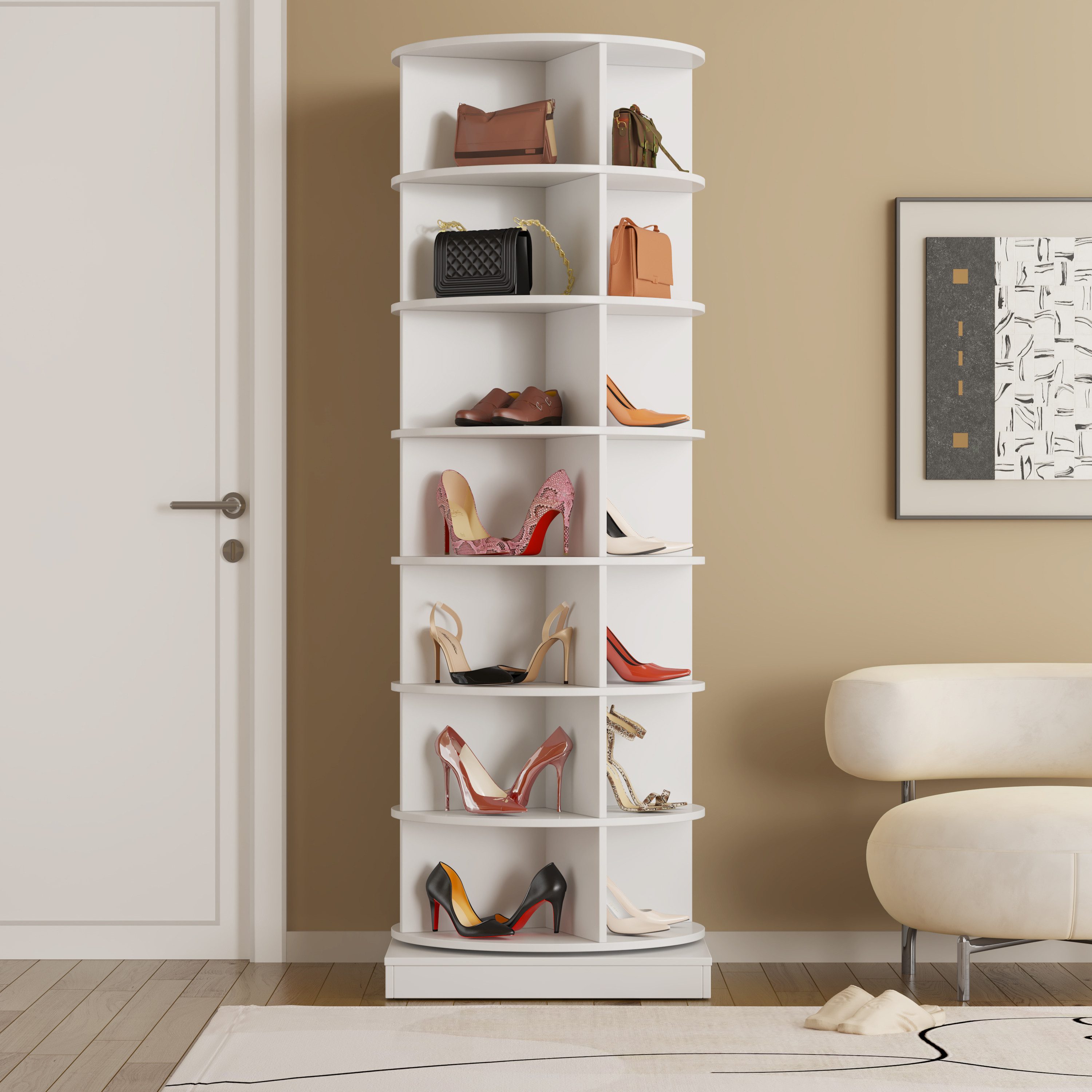MC Star Schuhregal 360° drehbarer Schuhschrank günstig online kaufen