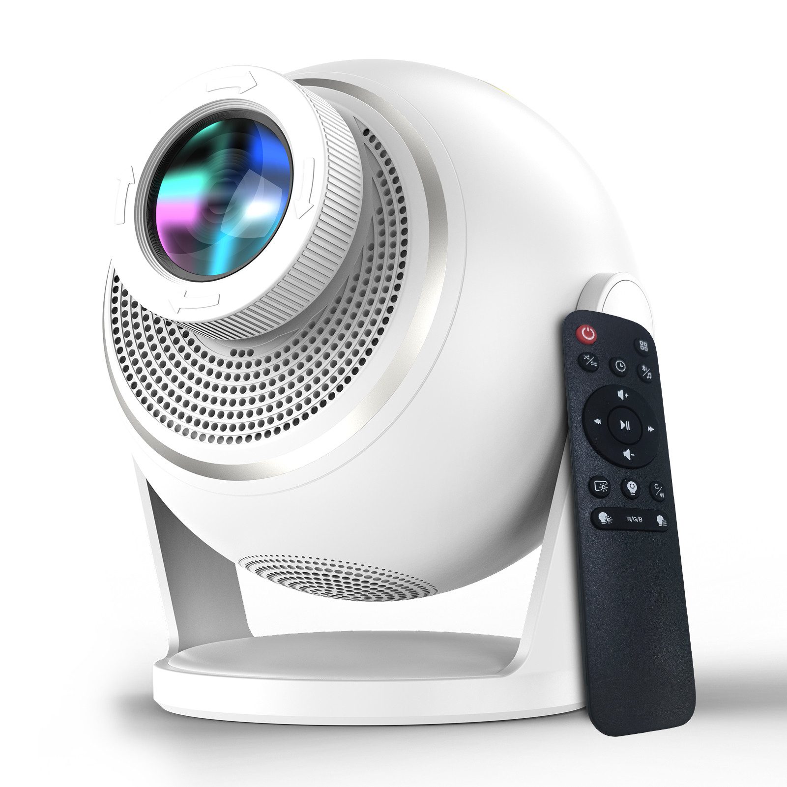 VASOUN LED-Sternenhimmel LED-Sternenhimmel Projektor HD 3D Galaxy Projector Nachtlicht Kinder, Bluetooth-Lautsprecher, Fernbedienung, Timer, 60 Projektionsthemen