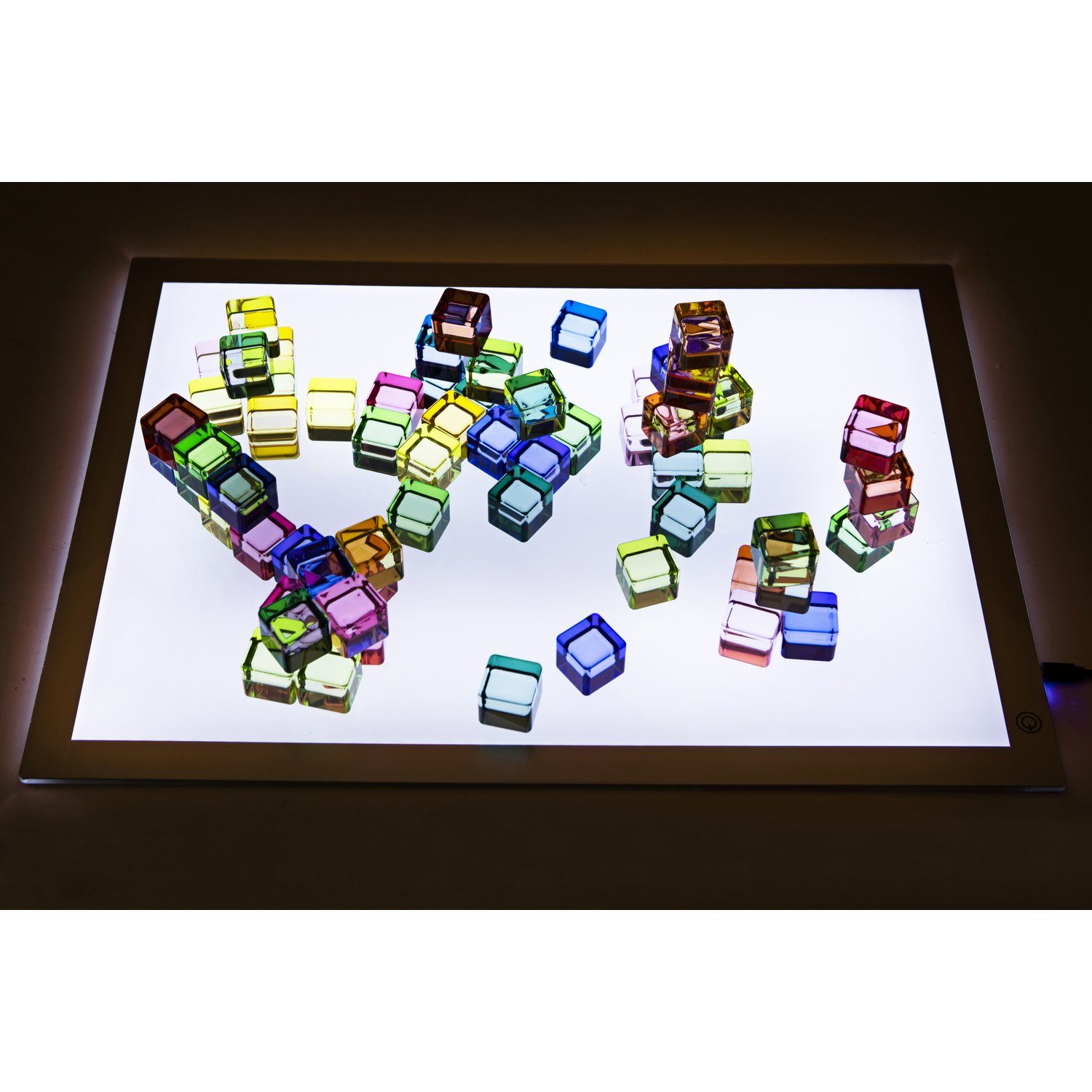EDUPLAY Lernspielzeug Acryl Steine je 2,5 x 2,5 x 2,5 cm (10-St)