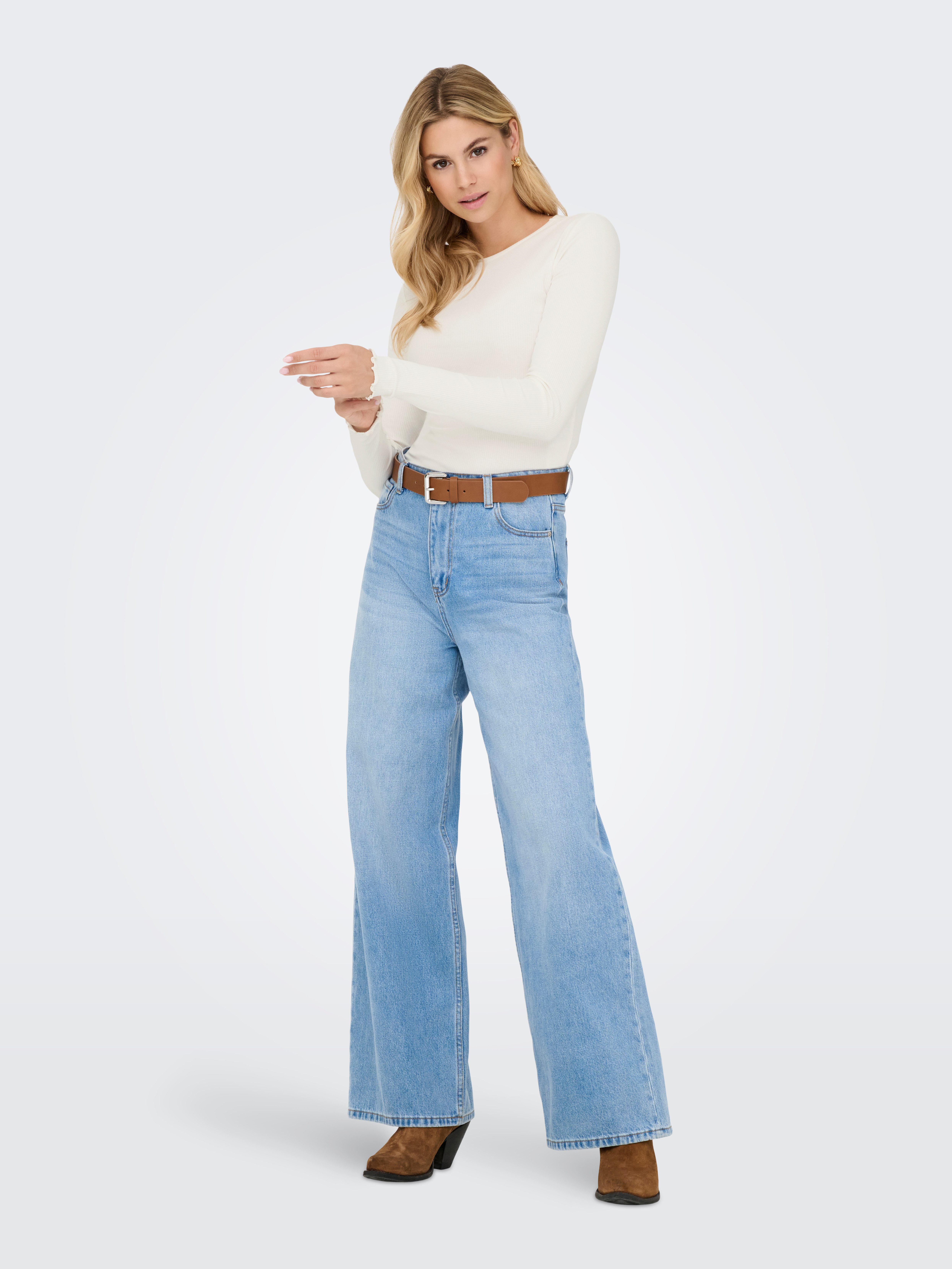 ONLY Langarmshirt ONLINA L/S O-NECK TOP JRS