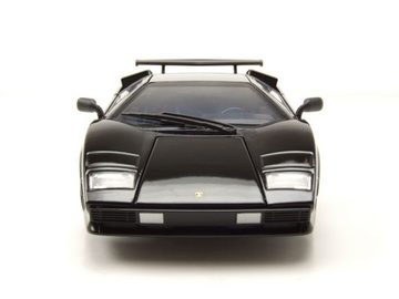 Welly Modellauto Lamborghini Countach schwarz Modellauto 1:24 Welly, Maßstab 1:24